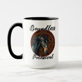 Boundless Potential Horse Mug – Majestic Stallion Mok