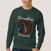 Boundless Potential Horse Sweatshirt – Majestic St (Voorkant)