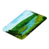 BoundWaters Canoe Area Minnesota Abstract Magneet (Linkerzijde)