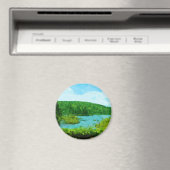 BoundWaters Canoe Area Minnesota Abstract Magneet (Insitu (Vaatwasser))