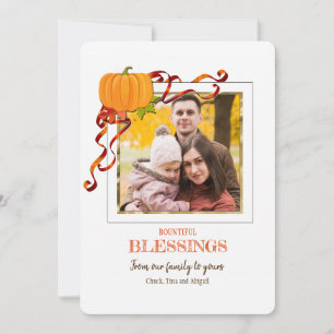 Bounful Blessings-fotokaart Kaart