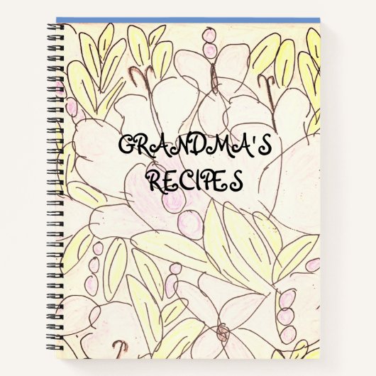 Bounful Blossom Grandma's Recipes Notitieboek (Voorkant)
