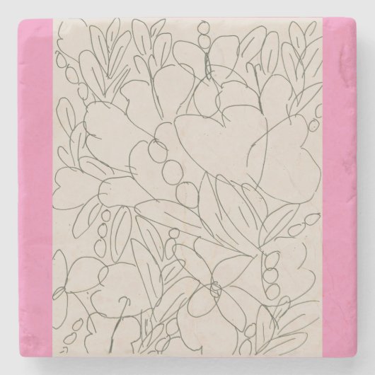 Bounful Blossom Stenen Onderzetter (Voorkant)