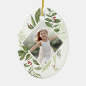 Bounful Botanical | Geometrische foto van legant Keramisch Ornament (Voorkant)