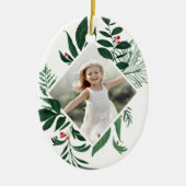 Bounful Botanical | Geometrische foto van legant Keramisch Ornament (Voorkant)