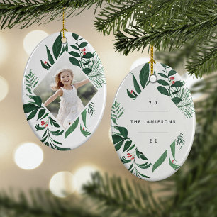 Bounful Botanical   Geometrische foto van legant Keramisch Ornament