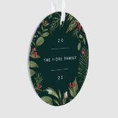 Bounful Botanical | Persoonlijke foto Ornament (voorkant)