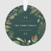 Bounful Botanical | Persoonlijke foto Ornament (voorkant)