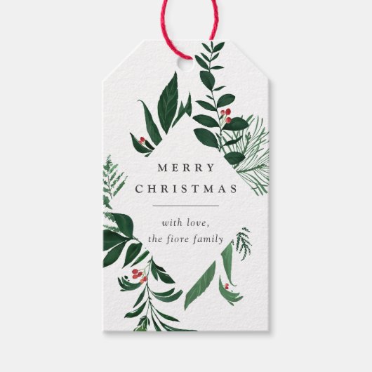 Bounful Forest | kerstcadeaus Cadeaulabel (Voorkant)