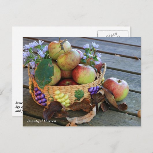 Bounful Harvest Briefkaart (Voorkant / Achterkant)