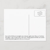 Bounful Harvest Briefkaart (Achterkant)