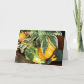 Bounful Harvest Squash Photo Thanksgiving Feestdagen Kaart (Voorkant)