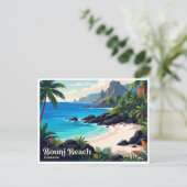 Bouni Beach Comoren Briefkaart (Staand voorkant)