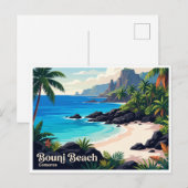 Bouni Beach Comoren Briefkaart (Voorkant / Achterkant)