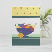 Bounke Fruit Collage Bedankkaart (Staand voorkant)