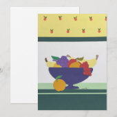 Bounke Fruit Collage Bedankkaart (Voorkant / Achterkant)