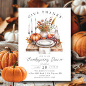 Bountiful Blessings Thanksgiving Diner Kaart