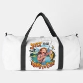 Bountiful Catch: Young Girl With Fish and Fishing Plunjezak (Voorkant)