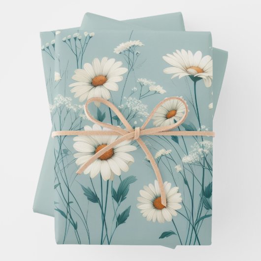 Bountiful Daisy's  Inpakpapier Vel (In situ)