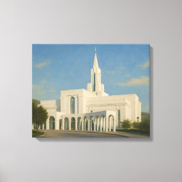 Bountiful Utah Temple Painting™ LDS Art Canvas Afdruk