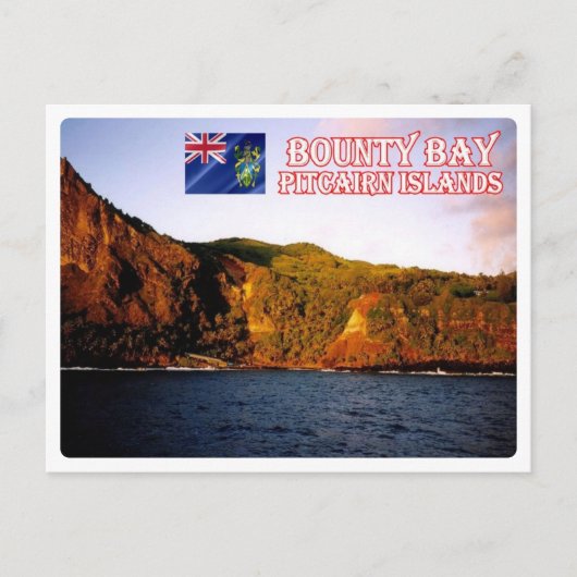 Bounty Bay - Pitcairneilanden - Briefkaart (Voorkant)