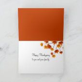 Bounty Harvest Thanksgiving Feestdagen Kaart (Binnen)