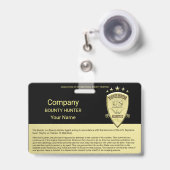 Bounty Hunter Agent Badge (Voorkant met intrekbare clip)