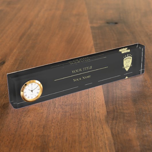 Bounty Hunter Agent Naambordje (Zijkant)