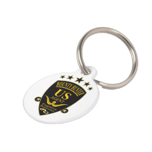 Bounty Hunter Agent Pet Tag Huisdierpenning