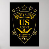 Bounty Hunter Agent Poster (Voorkant)