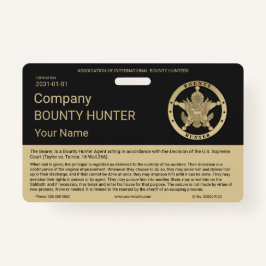 Bounty Hunter Badge