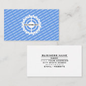 Bounty Hunter Bail Enforcement Recovery Agent Blau Visitekaartje (Voorkant / Achterkant)