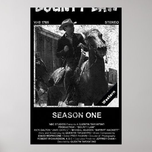 Bounty Law VHS Poster (Voorkant)