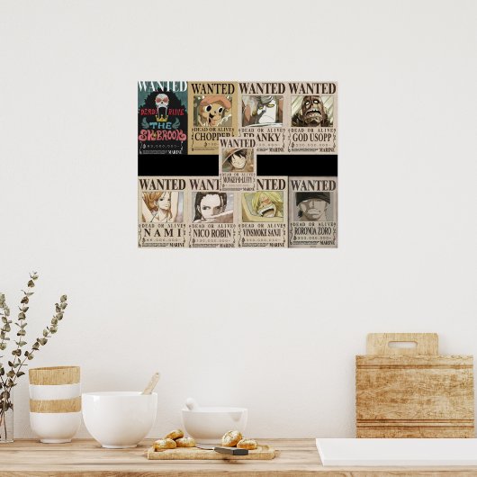 Bounty mugiwara poster (Keuken)