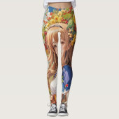 Bounty of the Seasons: een viering in Collage Leggings (Voorkant)