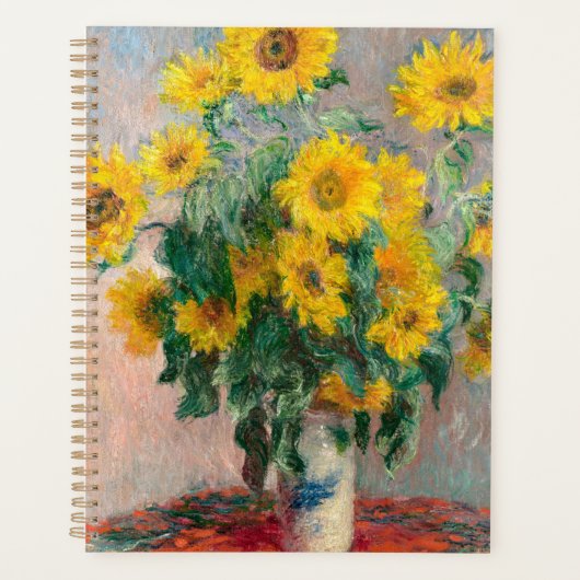 Bouqet of Sunflowers by Claude Monet Planner (Voorkant)