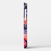 Bouquet blauwe klokbloem, roze klokbloem en pop Case-Mate iPhone case (Achterkant / Links)
