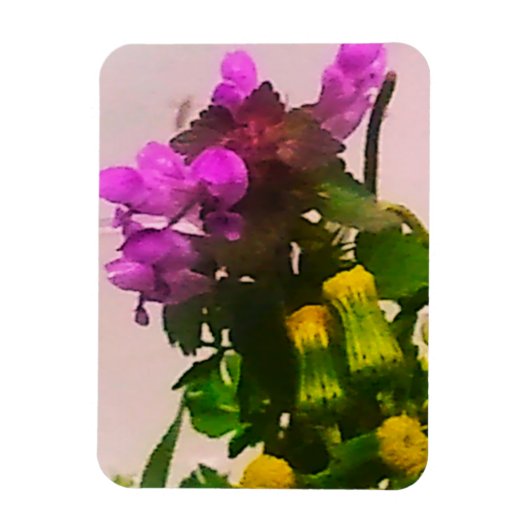 Bouquet bloemen magneet (Verticaal)