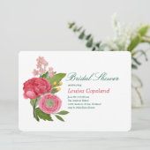 Bouquet Bridal Shower Kaart (Staand voorkant)