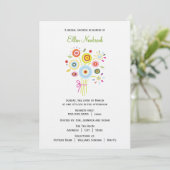 Bouquet Bridal Shower Kaart (Staand voorkant)