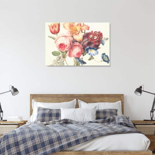 Bouquet Canvas Afdruk (Insitu (Slaapkamer))