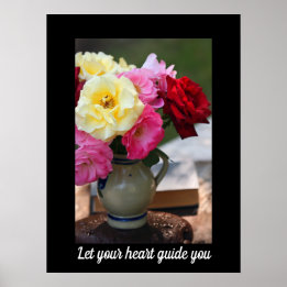 Bouquet Colorful Rozen Poster