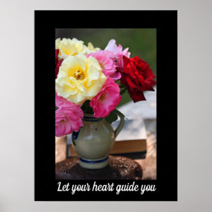 Bouquet Colorful Rozen Poster