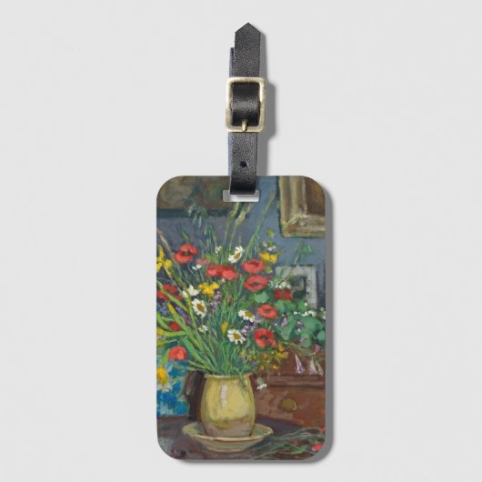 Bouquet de Fleurs | Albert André Bagagelabel (Voorkant (verticaal))