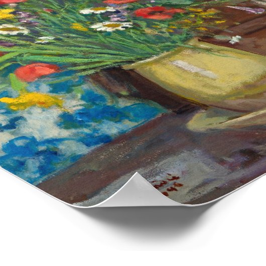 Bouquet de Fleurs | Albert André Poster (Hoek)