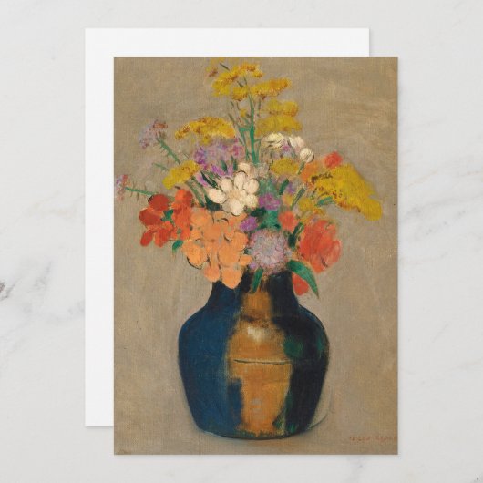Bouquet de Fleurs | Odilon Redon (Voorkant / Achterkant)