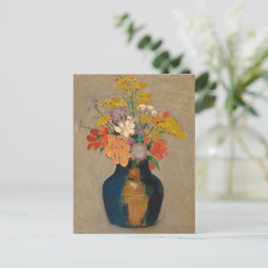 Bouquet de Fleurs | Odilon Redon Briefkaart (Staand voorkant)