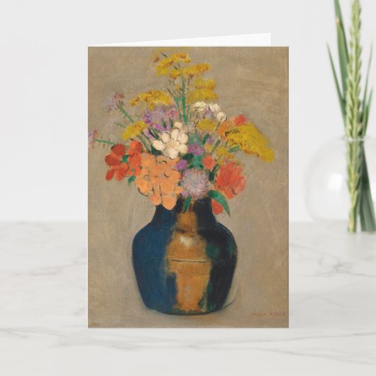 Bouquet de Fleurs | Odilon Redon Kaart (Voorkant)