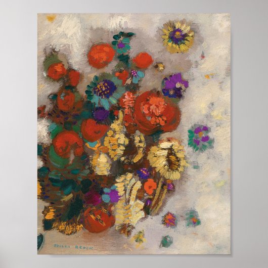 Bouquet de Fleurs | Odilon Redon Poster (Voorkant)