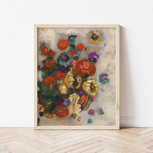 Bouquet de Fleurs Odilon Redon Poster
